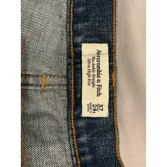 Abercrombie & Fitch Womens ultra High Rise stretch Jeans Sz 37/ 24 - Picture 4 of 8